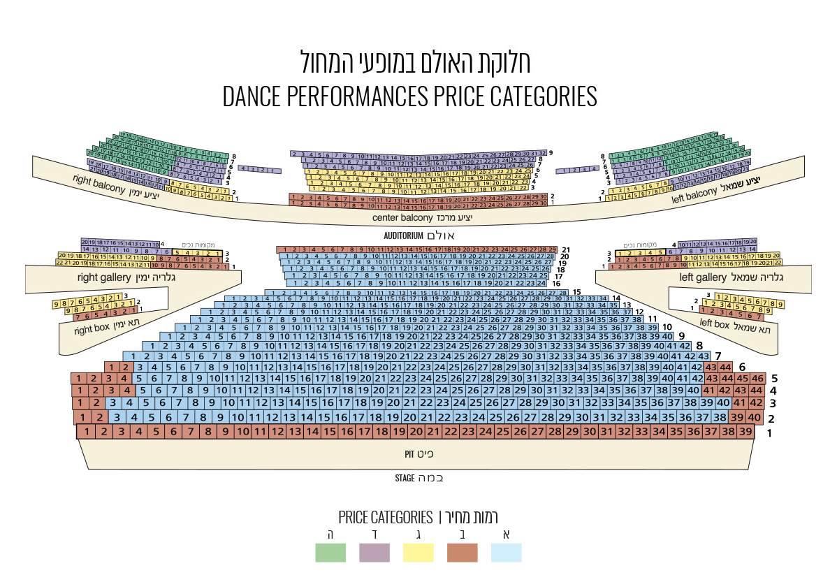 Nokia Arena Tel Aviv Seating Chart